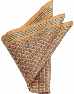 Joseph Abboud Linen Pocket Square, Gold