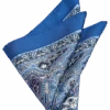 Joseph Abboud Silk Pocket Square, Blue & Purple Paisley 1 Joseph Abboud Silk Pocket Square, Blue & Purple Paisley -Joseph Abboud Store MW40 8WKE 12 JOSEPH ABBOUD NAVY PURPLE MAIN