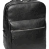 Joseph Abboud Pebble Leather Backpack, Black -Joseph Abboud Store MW40 8WZZ 02 JOSEPH ABBOUD BLK BACKPK MAIN