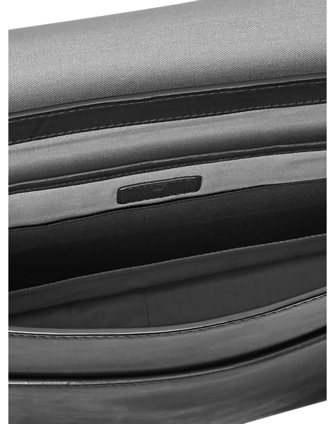 Joseph Abboud Messenger Style Briefcase, Black 4 Joseph Abboud Messenger Style Briefcase, Black - Image 2