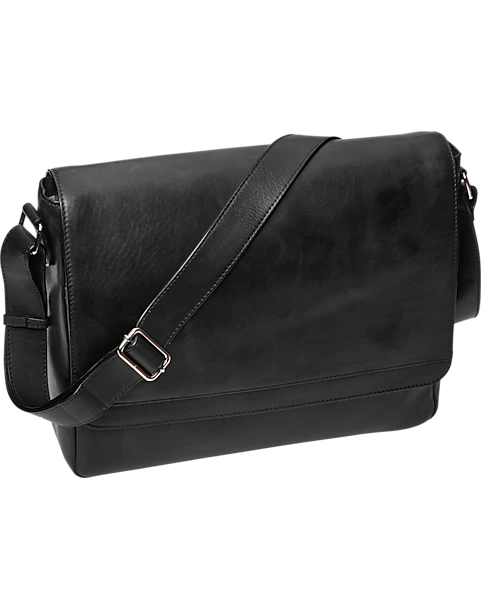 Joseph Abboud Messenger Style Briefcase, Black 3 Joseph Abboud Messenger Style Briefcase, Black