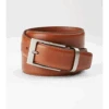 Joseph Abboud Feather Edge Stitched Leather Belt, Cognac -Joseph Abboud Store MW40 8X91 05 JOSEPH ABBOUD COGNAC MAIN