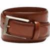 Joseph Abboud Feather Edge Leather Belt, Cognac -Joseph Abboud Store MW40 8X9E 05 JOSEPH ABBOUD COGNAC MAIN