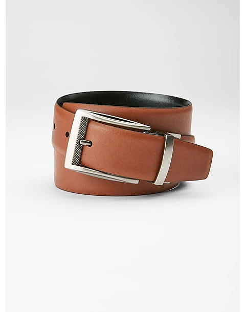 Joseph Abboud Feather Edge Reversible Belt, Brown 4 Joseph Abboud Feather Edge Reversible Belt, Brown - Image 2