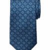 Joseph Abboud Narrow Tie, Blue Medallion