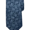 Joseph Abboud Narrow Tie, Blue Paisley