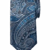 Joseph Abboud Narrow Tie, Blue Persian