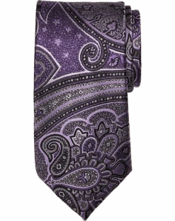 Joseph Abboud Narrow Tie, Purple Persian