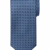 Joseph Abboud Narrow Tie, Blue Mini Floral