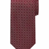 Joseph Abboud Narrow Tie, Burgundy Mini Floral