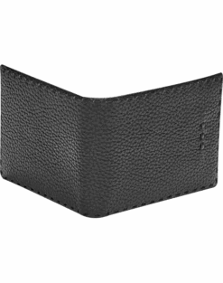 Joseph Abboud Bi-Fold Pebbled Leather Wallet, Brown