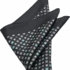 Joseph Abboud Pocket Square, Black Mini Retro Pattern 1 Joseph Abboud Pocket Square, Black Mini Retro Pattern -Joseph Abboud Store MW40 8XR3 02 JOSEPH ABBOUD BLACK MAIN
