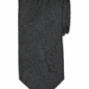 Joseph Abboud Narrow Tie, Black Tonal Paisley -Joseph Abboud Store MW40 8XR4 02 JOSEPH ABBOUD BLACK MAIN
