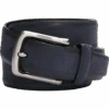 Joseph Abboud Two Tone Belt, Navy -Joseph Abboud Store MW40 8XRG 01 JOSEPH ABBOUD NAVY MAIN
