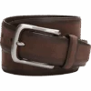 Joseph Abboud Two Tone Leather Belt, Brown -Joseph Abboud Store MW40 8XRG 03 JOSEPH ABBOUD BROWN MAIN