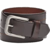 Joseph Abboud Leather Casual Belt, Brown -Joseph Abboud Store MW40 8XRR 03 JOSEPH ABBOUD BROWN MAIN