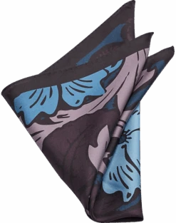 Joseph Abboud Pocket Square, Purple Western Floral