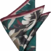 Joseph Abboud Pocket Square, Green Tropical