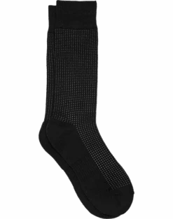 Joseph Abboud Socks, Black Micro Dots