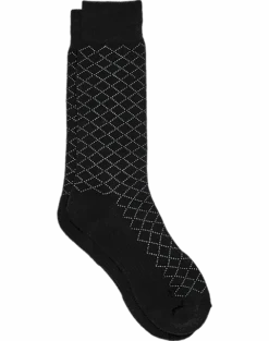 Joseph Abboud Socks, Black Riley Check