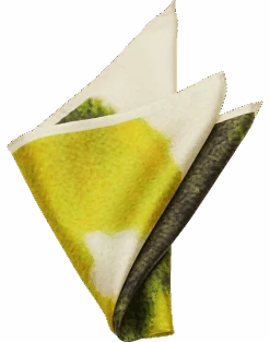 Joseph Abboud Pocket Square, Green Abstract