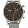 Joseph Abboud Watch, Silver & Brown -Joseph Abboud Store MW40 8Y92 25 JOSEPH ABBOUD SILVER MAIN